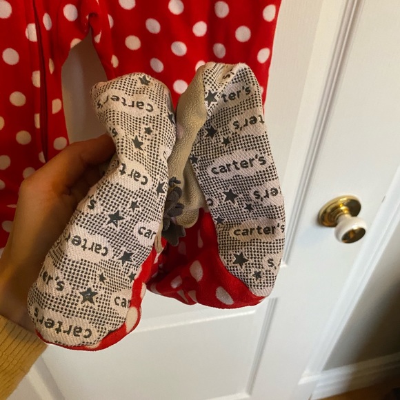 Carter’s Footed Fleece Sleepers Pajamas Size 5T - Picture 2 of 3